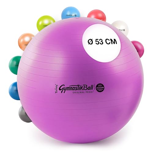 Original Pezzi Ball Maxafe Physio Gymnastik Therapie Bürostuhl violet 53 cm von PEZZI