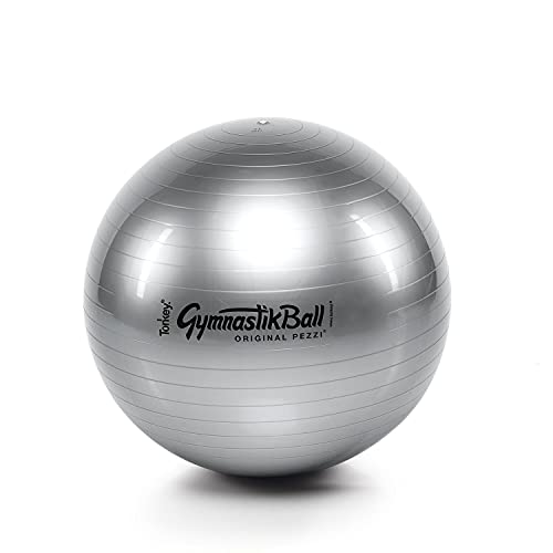 PEZZI - Gymnastikball Original Pezziball Standard 53cm Ø – Sitzball für Therapie, Sport & Büro - Universeller Trainingsball aus robustem PVC belastbar bis 400 kg – Silber PEZZI - Gymnastikball Original Pezziball Standard 53cm Ø – Sitzball für Therapie, Sport & Büro - Universeller Trainingsball aus robustem PVC belastbar bis 400 kg – Silber von PEZZI