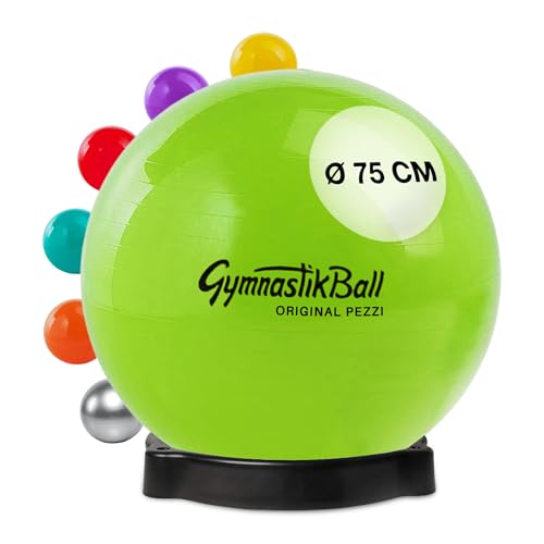 Original Pezzi Pezziball Standard 75 cm m. Ballschale lindgrün Sitzball von PEZZI