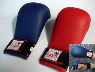 Orkansports [Orkan] Karate Handschutz Iadro Kimite blau (S) von Orkansports [Orkan]