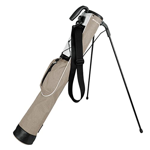 Orlimar Pitch 'n Putt Leichte Golftasche mit Ständer, für Damen und Herren, kariert, Braun (Poly Mocha Brown) Orlimar Pitch 'n Putt Leichte Golftasche mit Ständer, für Damen und Herren, kariert, Braun (Poly Mocha Brown) von Orlimar