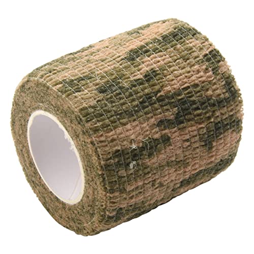 Orolotay 1 Roll Outdoor selbsthaftend 5CMx4.5M Wiederverwendbare Wrap Camouflage 2 Fuer Jagd Camping Radfahren von Orolotay