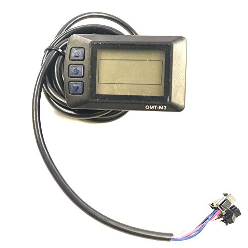 Orolotay Elektrofahrrad ZubehöR OMT-M3 36V48V LCD Anzeige mit ZubehöR für E-Bike LCD Bedienfeld ZubehöR von Orolotay