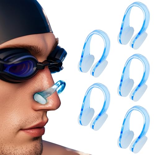 Nasenklammer Silikon Schwimmen 5 Stück Anti-Rutsch Nasenklammer Schwimmen Wasserdicht Nasenclip Schwimm Schwimmnasenklammer für Kinder und Erwachsene Schwimmen Freitaucher und Anfänge Pool Zubehör Nasenklammer Silikon Schwimmen 5 Stück Anti-Rutsch Nasenklammer Schwimmen Wasserdicht Nasenclip Schwimm Schwimmnasenklammer für Kinder und Erwachsene Schwimmen Freitaucher und Anfänge Pool Zubehör von Orrdiffi
