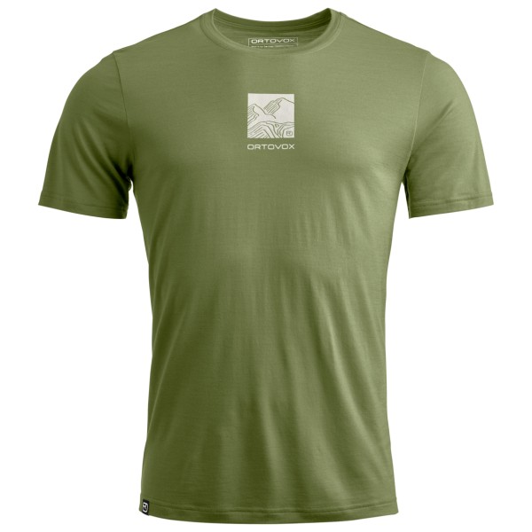 Ortovox - 120 Cool Tec Abstract T-Shirt - Merinoshirt Gr L wild herbs Ortovox - 120 Cool Tec Abstract T-Shirt - Merinoshirt Gr L wild herbs von Ortovox