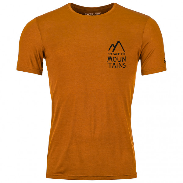 Ortovox - 120 Cool Tec Mountain Duo T-Shirt - Merinoshirt Gr XXL orange von Ortovox