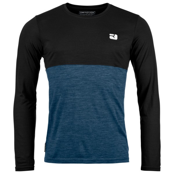 Ortovox - 150 Cool Logo L/S - Merinoshirt Gr M schwarz/blau Ortovox - 150 Cool Logo L/S - Merinoshirt Gr M schwarz/blau von Ortovox