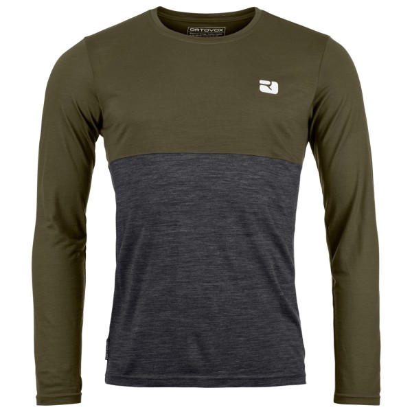 Ortovox - 150 Cool Logo L/S - Merinoshirt Gr S oliv Ortovox - 150 Cool Logo L/S - Merinoshirt Gr S oliv von Ortovox
