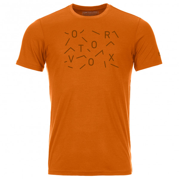 Ortovox - 150 Cool Lost TS - Merinoshirt Gr S orange von Ortovox