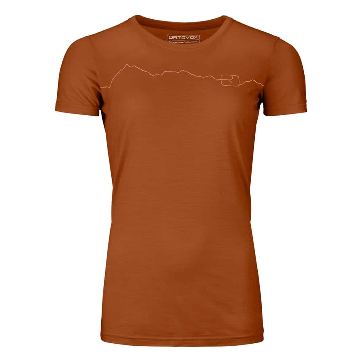 Ortovox 150 Cool Mountain T-Shirt W Damen (Orange S) Laufbekleidung von Ortovox