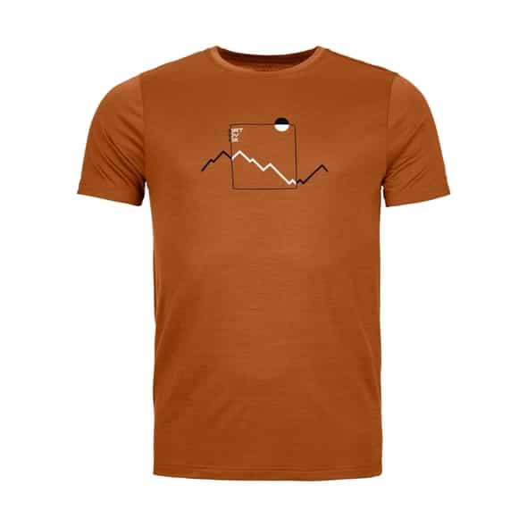 Ortovox 150 Cool Peak Focus T-Shirt M Herren (Orange M) Laufshirts von Ortovox