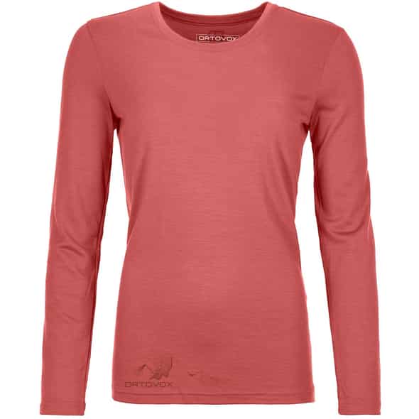 Ortovox 185 Merino Logo Spray LS-Shirt W Damen T-Shirt (Beere M ) Skitourenbekleidung von Ortovox