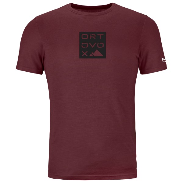 Ortovox - 185 Merino Square TS - Merinoshirt Gr S winetasting von Ortovox