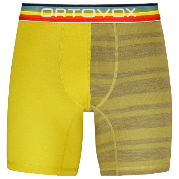 Ortovox - 185 Rock'N'Wool Boxer - Merinounterwäsche Gr L gelb von Ortovox
