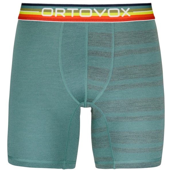 Ortovox - 185 Rock'N'Wool Boxer - Merinounterwäsche Gr XL türkis von Ortovox