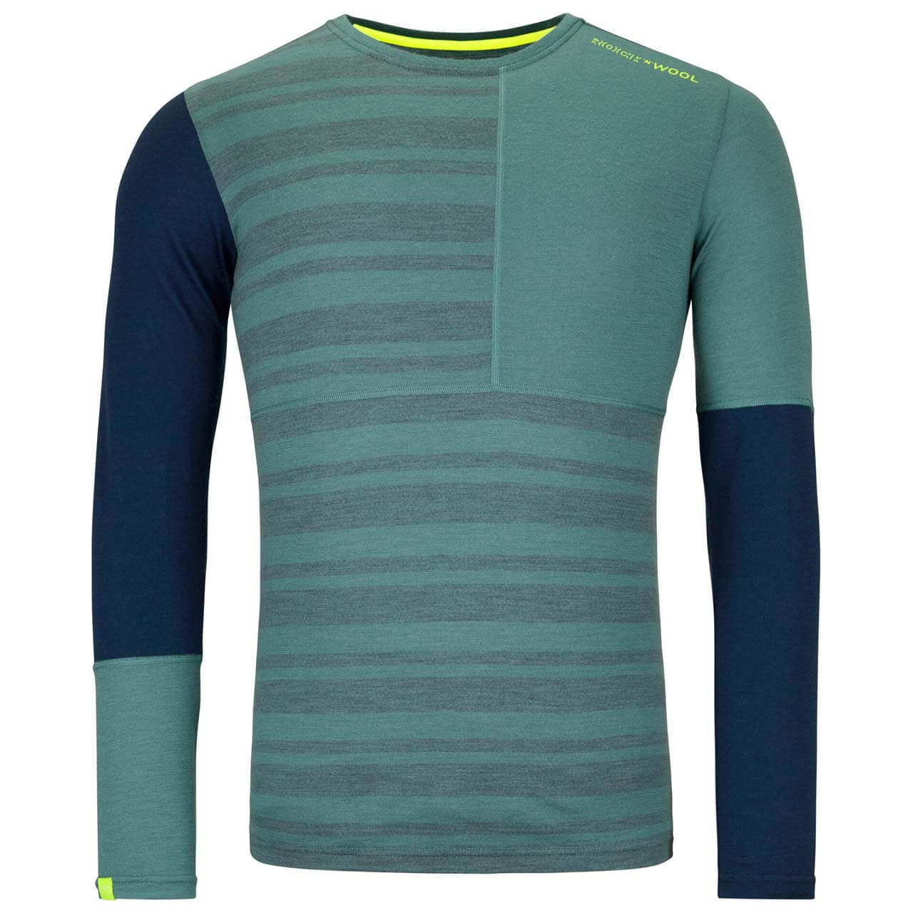 Ortovox 185 Rock'N'Wool Langarmshirt - Arctic Grey, M Ortovox 185 Rock'N'Wool Langarmshirt - Arctic Grey, M von Ortovox