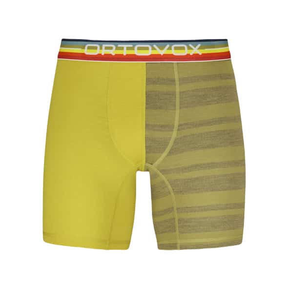 Ortovox 185 Rock'n'Wool Boxer M Herren Funktionsunterhose (Lime S ) Unterhosen von Ortovox