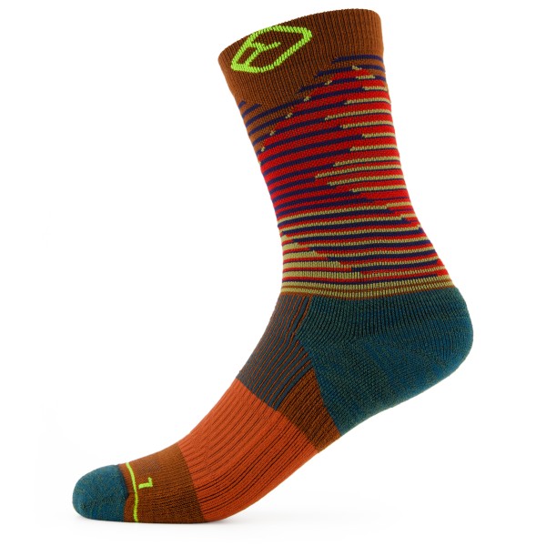 Ortovox - All Mountain Mid Socks - Merinosocken Gr 42-44 bunt von Ortovox