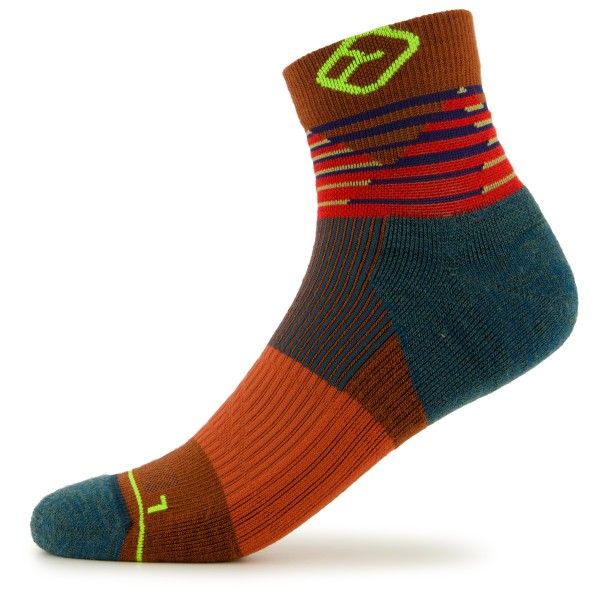 Ortovox - All Mountain Quarter Socks - Merinosocken Gr 42-44 rot von Ortovox