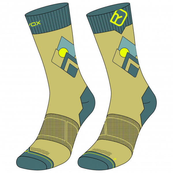 Ortovox - Alpine Light Comp Mid Socks - Merinosocken Gr 42-44 bunt Ortovox - Alpine Light Comp Mid Socks - Merinosocken Gr 42-44 bunt von Ortovox