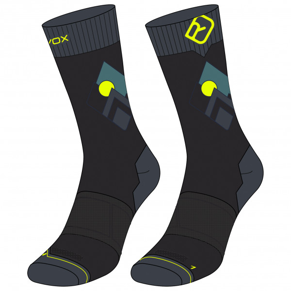 Ortovox - Alpine Light Comp Mid Socks - Merinosocken Gr 42-44 schwarz Ortovox - Alpine Light Comp Mid Socks - Merinosocken Gr 42-44 schwarz von Ortovox