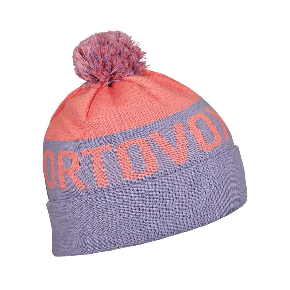 Ortovox Bobble Knit Beanie (Rosa one size) Langlaufbekleidung von Ortovox