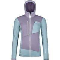 Ortovox Damen Fleece Grid Hoodie Jacke von Ortovox