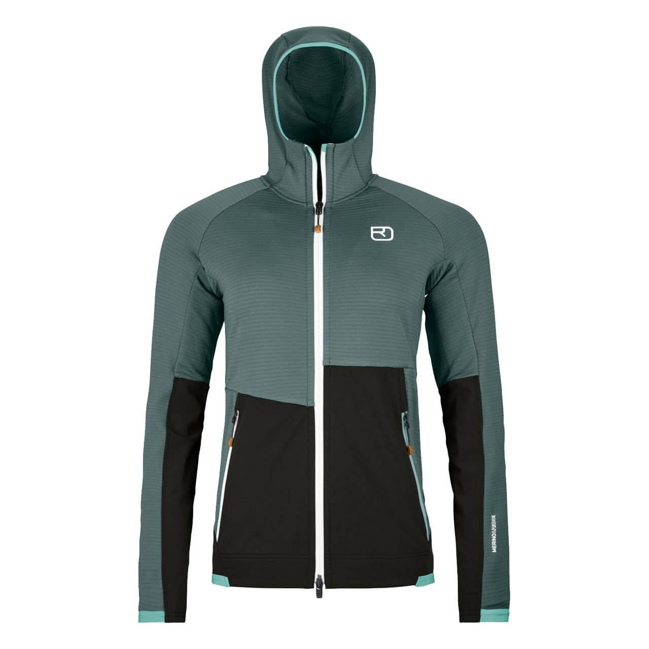 Ortovox Damenhoody Fleece Rib - Dark Arctic Grey, M Ortovox Damenhoody Fleece Rib - Dark Arctic Grey, M von Ortovox