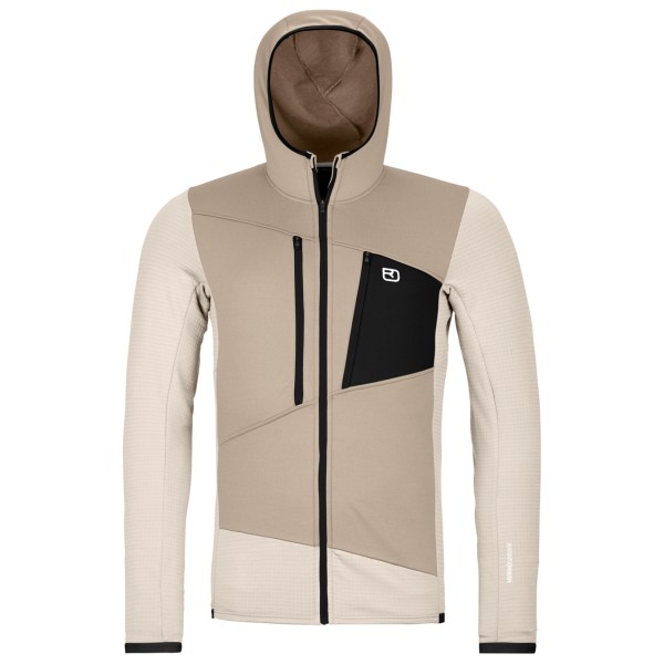 Ortovox - Fleece Grid Hoody - Fleecejacke Gr M beige von Ortovox