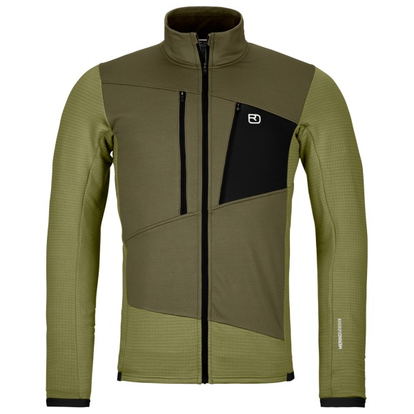 Ortovox - Fleece Grid Jacket - Fleecejacke Gr L oliv Ortovox - Fleece Grid Jacket - Fleecejacke Gr L oliv von Ortovox