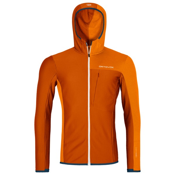 Ortovox - Fleece Light Grid Hooded Jacket - Fleecejacke Gr XXL rot Ortovox - Fleece Light Grid Hooded Jacket - Fleecejacke Gr XXL rot von Ortovox