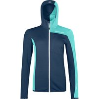 Ortovox Fleece Light Grid Hooded Jacket Women - Fleece Jacke von Ortovox