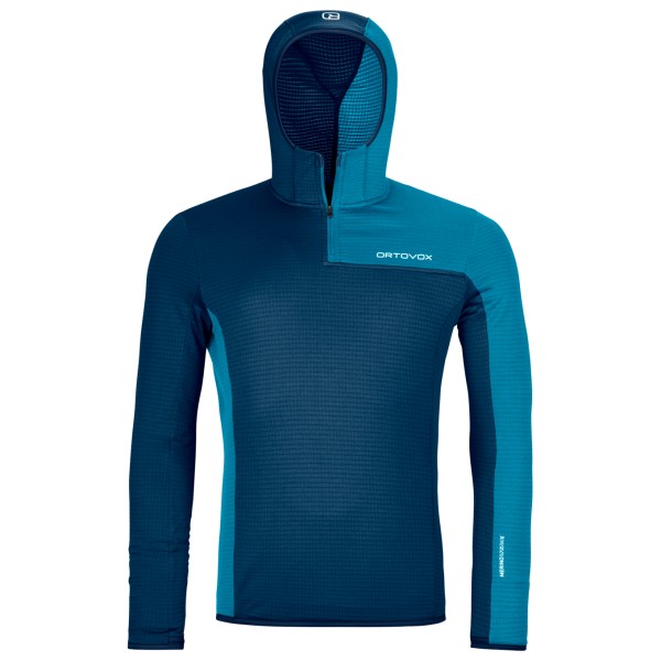 Ortovox - Fleece Light Grid ZN Hoody - Fleecepullover Gr S blau Ortovox - Fleece Light Grid ZN Hoody - Fleecepullover Gr S blau von Ortovox