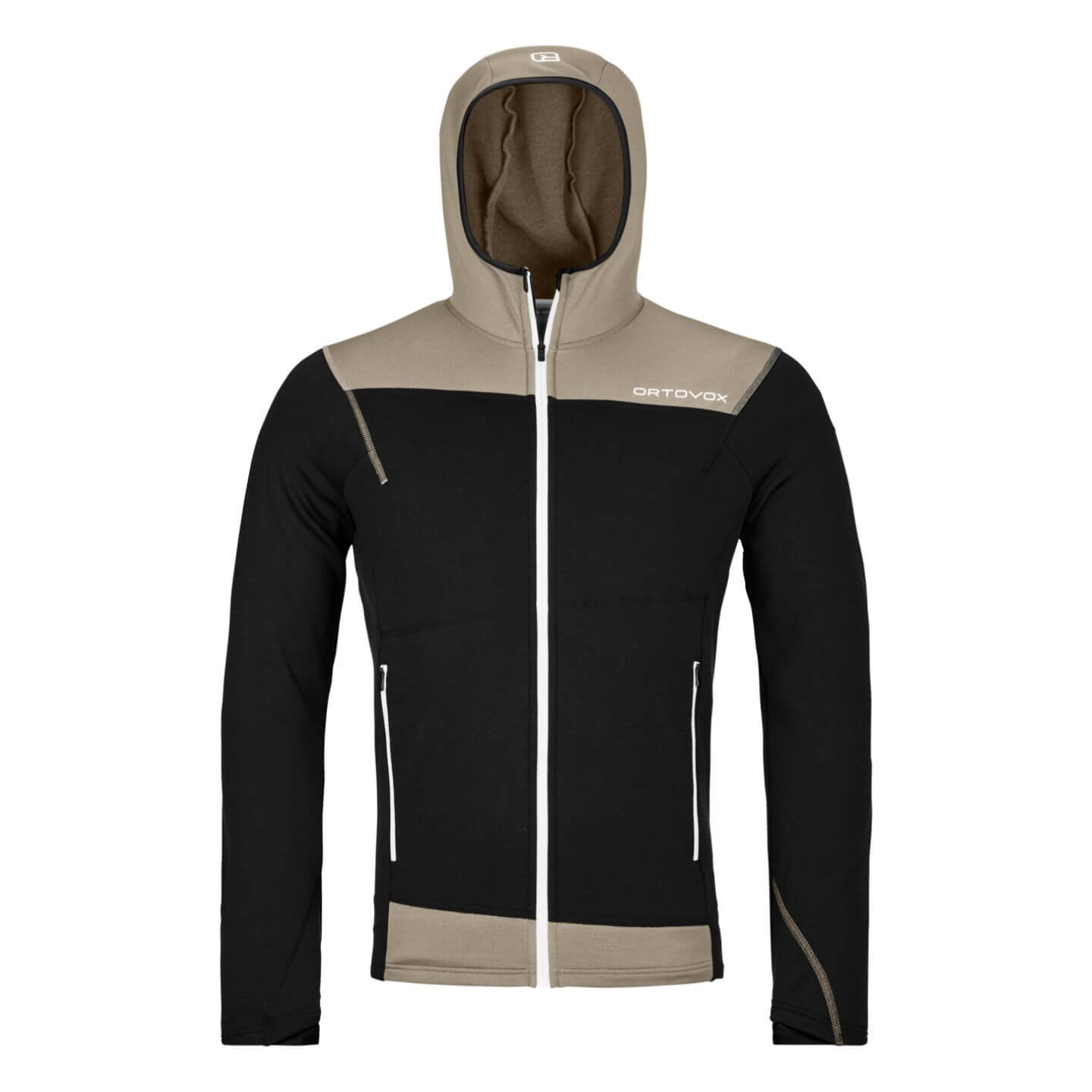 Ortovox Fleece Light Kapuzenjacke - Black Raven, L Ortovox Fleece Light Kapuzenjacke - Black Raven, L von Ortovox
