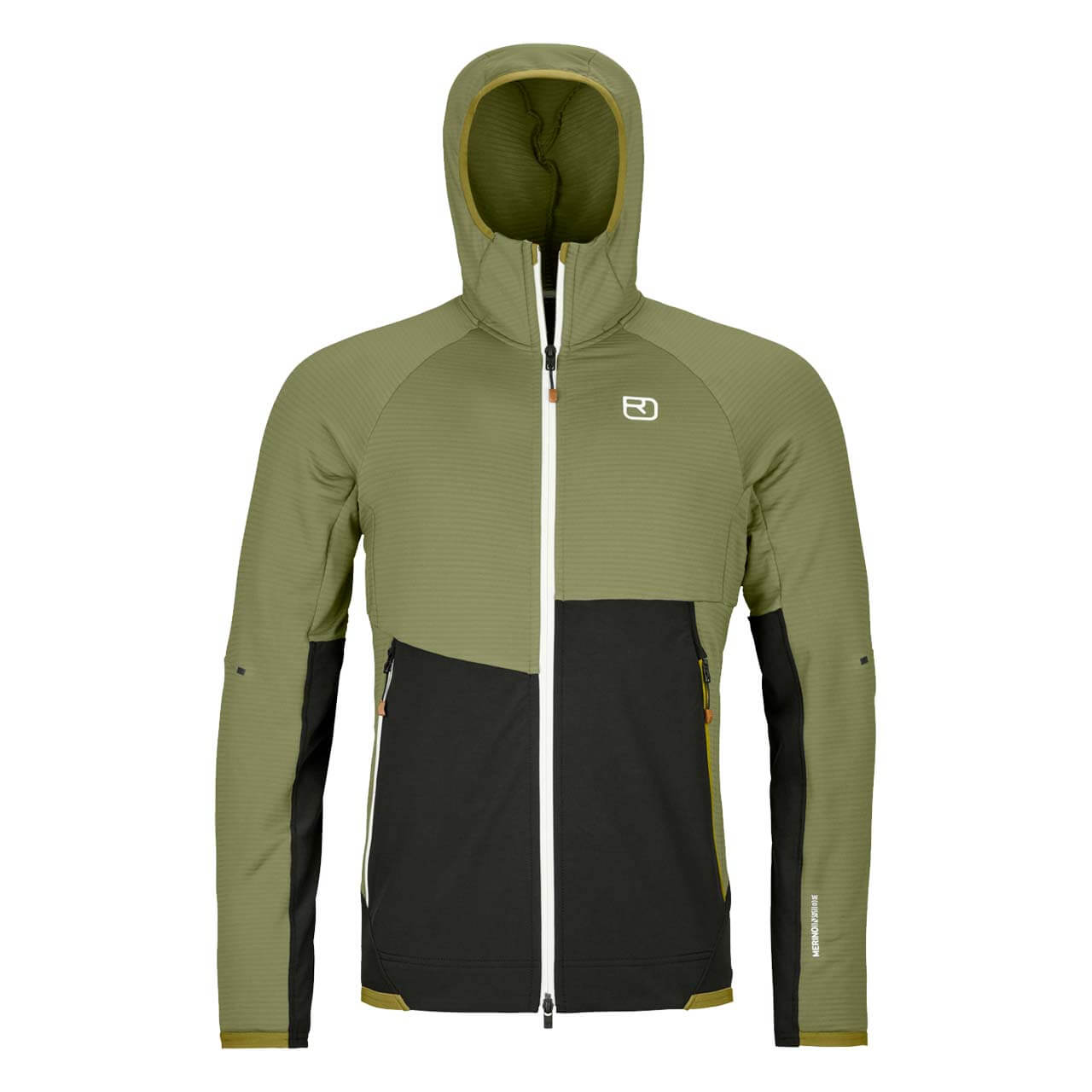 Ortovox Fleece Rib Hoody - Wild Herbs, M von Ortovox