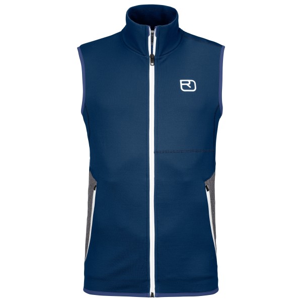 Ortovox - Fleece Vest - Merinoweste Gr S blau von Ortovox