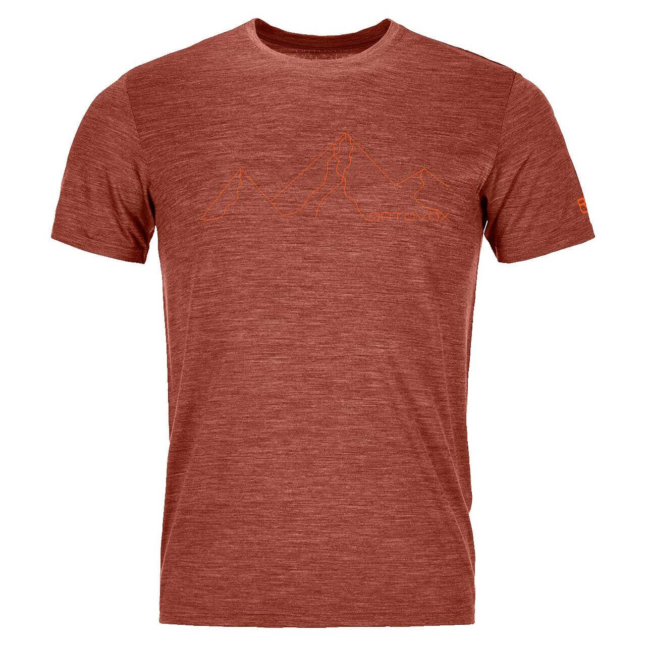 Ortovox Mountain T-Shirt 150 Cool - Clay Orange Blend, M von Ortovox}