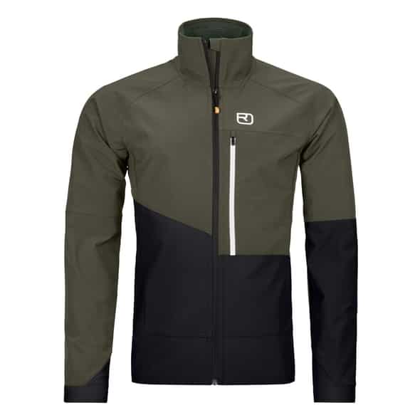 Ortovox Punta Berrino Softshell Jacke M Herren (Oliv S) Skitourenbekleidung von Ortovox