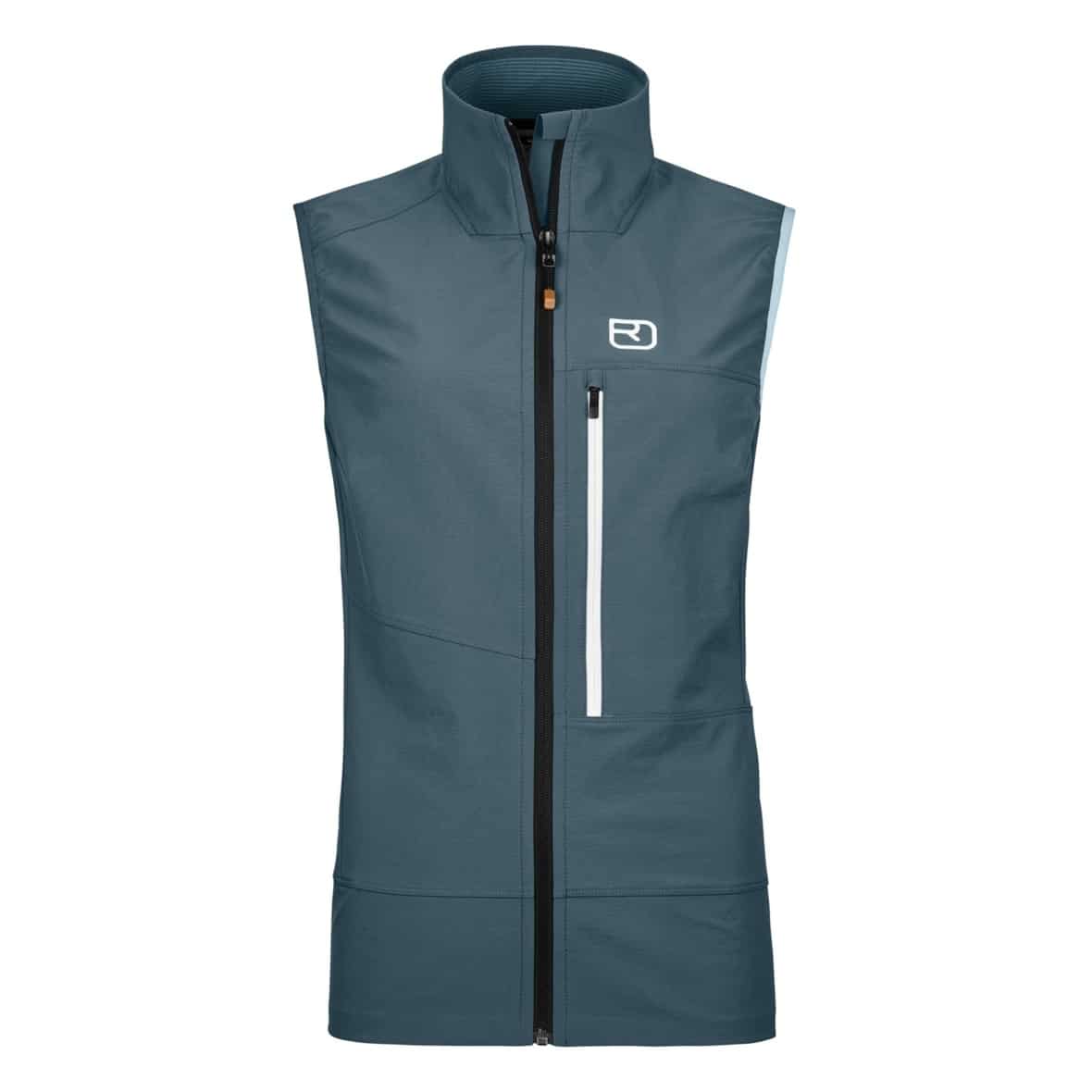 Ortovox Punta Berrino Softshell Vest W Damen (Grau L) Kletterbekleidung von Ortovox