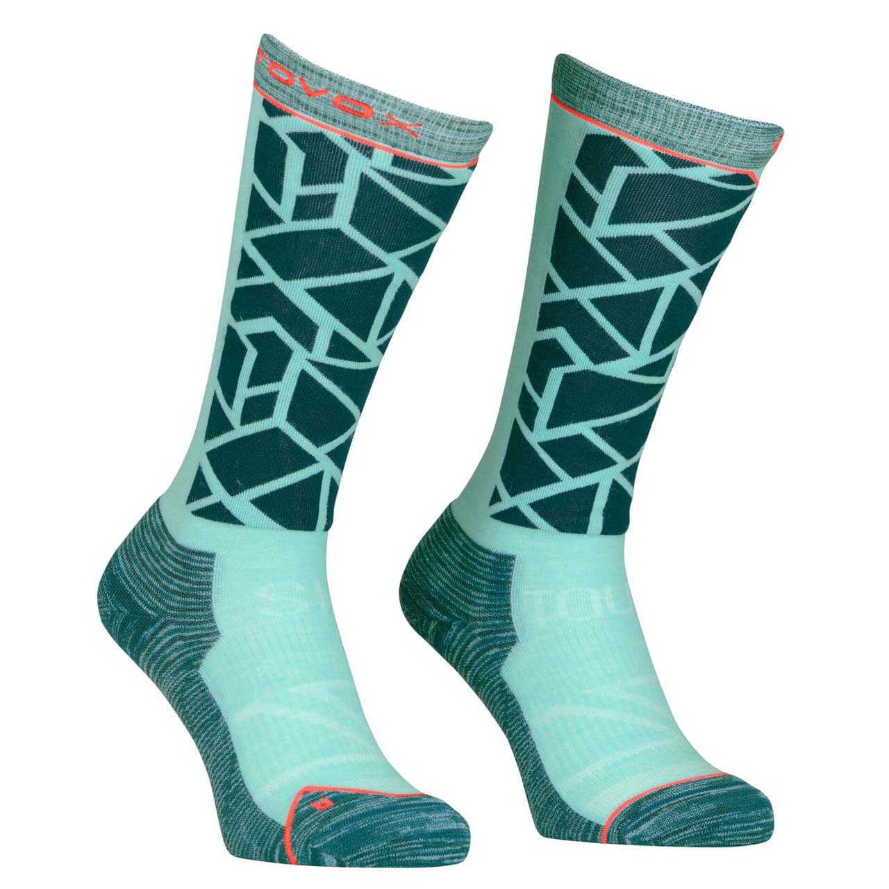 Ortovox Skitour Long Socks Women - Dark Pacific, 35-38 von Ortovox}