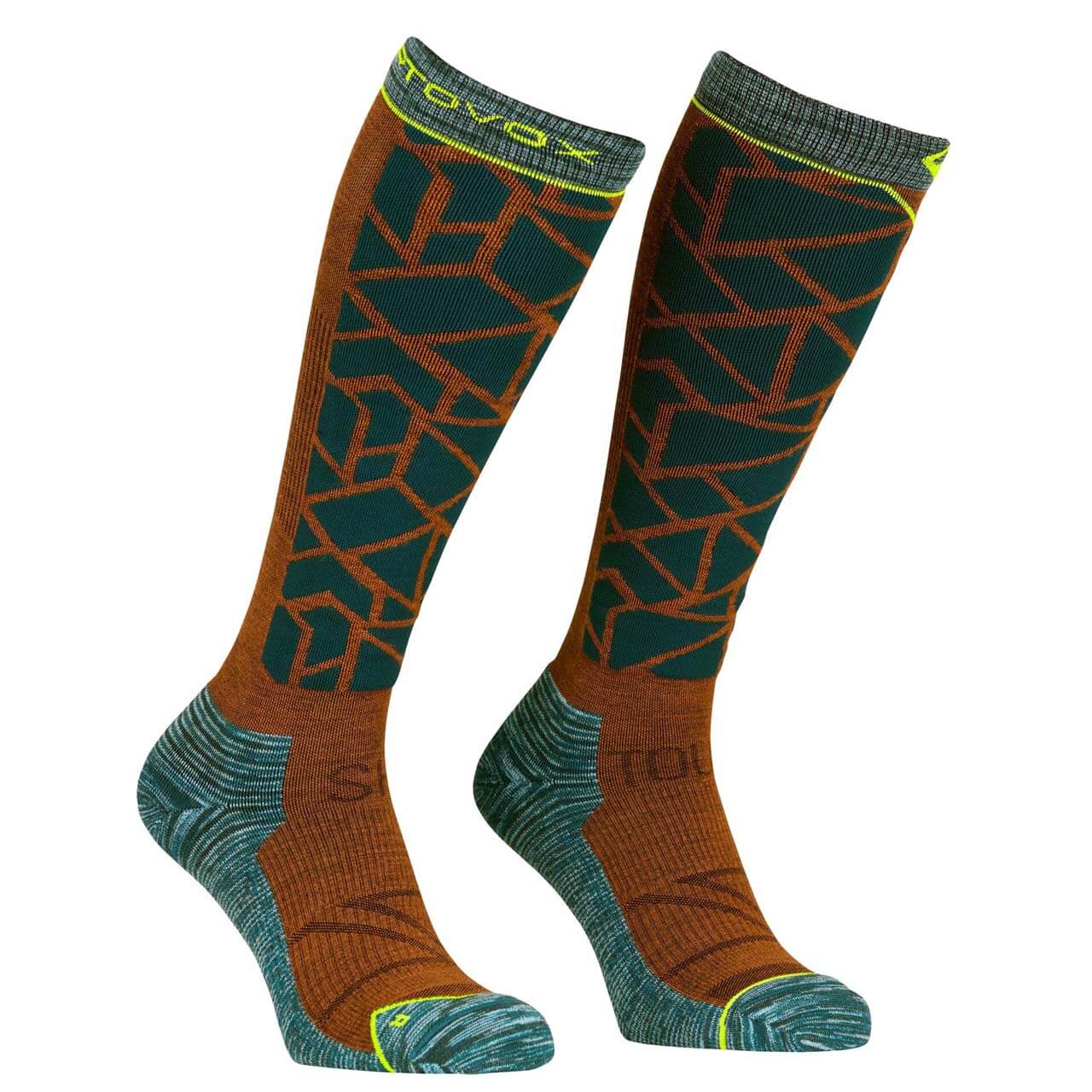 Ortovox Skitouren Socken Long - Dark Pacific, 45-47 von Ortovox