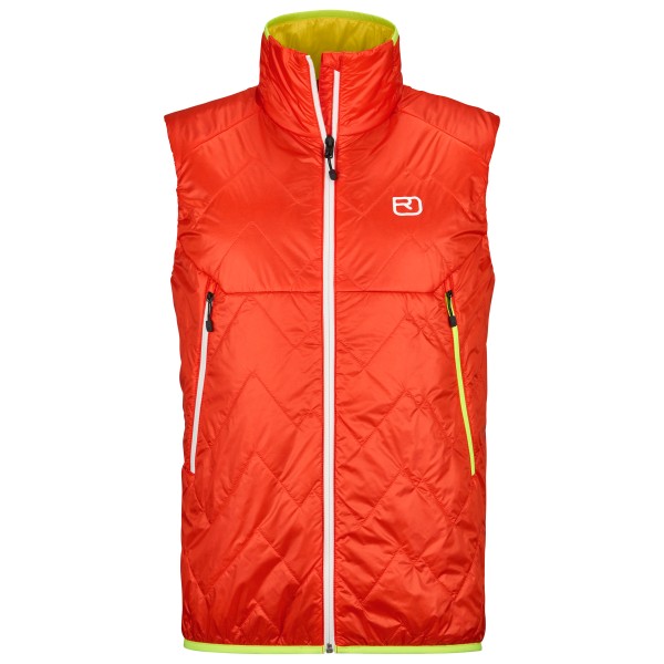 Ortovox - Swisswool Piz Vial Vest - Wollweste Gr M rot von Ortovox