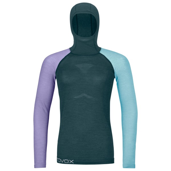 Ortovox - Women's 120 Comp Light Hoody - Merinounterwäsche Gr M blau von Ortovox