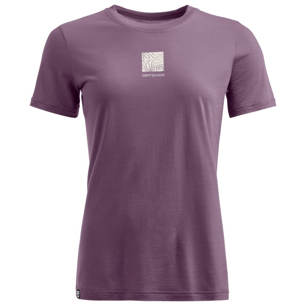 Ortovox - Women's 120 Cool Tec Abstract T-Shirt - Merinoshirt Gr L lila Ortovox - Women's 120 Cool Tec Abstract T-Shirt - Merinoshirt Gr L lila von Ortovox