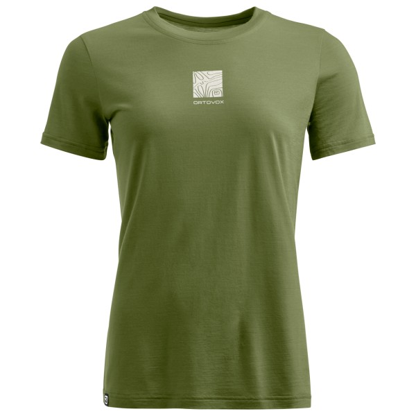 Ortovox - Women's 120 Cool Tec Abstract T-Shirt - Merinoshirt Gr M oliv Ortovox - Women's 120 Cool Tec Abstract T-Shirt - Merinoshirt Gr M oliv von Ortovox