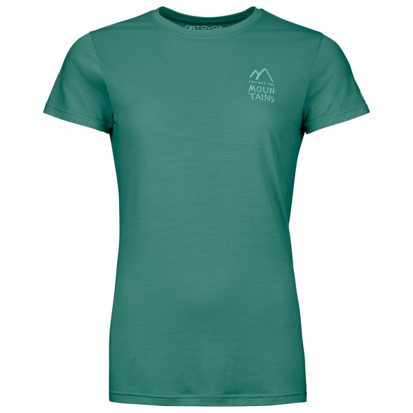 Ortovox - Women's 120 Cool Tec Mountain Duo T-Shirt - Merinoshirt Gr L türkis Ortovox - Women's 120 Cool Tec Mountain Duo T-Shirt - Merinoshirt Gr L türkis von Ortovox