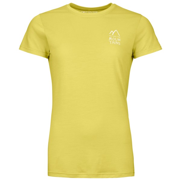 Ortovox - Women's 120 Cool Tec Mountain Duo T-Shirt - Merinoshirt Gr XS gelb Ortovox - Women's 120 Cool Tec Mountain Duo T-Shirt - Merinoshirt Gr XS gelb von Ortovox