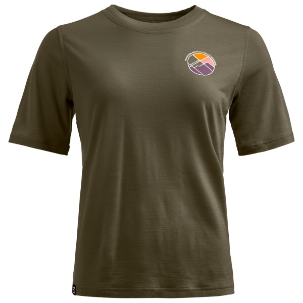 Ortovox - Women's 140 Cool Round Landscape T-Shirt - Merinoshirt Gr XL dark wild herbs Ortovox - Women's 140 Cool Round Landscape T-Shirt - Merinoshirt Gr XL dark wild herbs von Ortovox