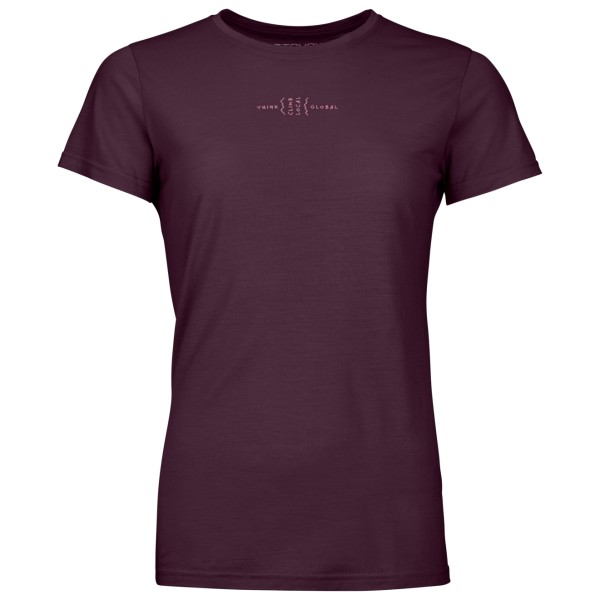 Ortovox - Women's 150 Cool Climb Local T-Shirt - Merinoshirt Gr L;M;S;XL;XS lila;rot;türkis von Ortovox