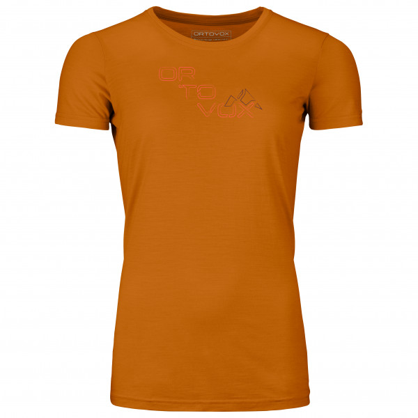 Ortovox - Women's 185 Merino Tangram Logo - Merinoshirt Gr XS orange Ortovox - Women's 185 Merino Tangram Logo - Merinoshirt Gr XS orange von Ortovox